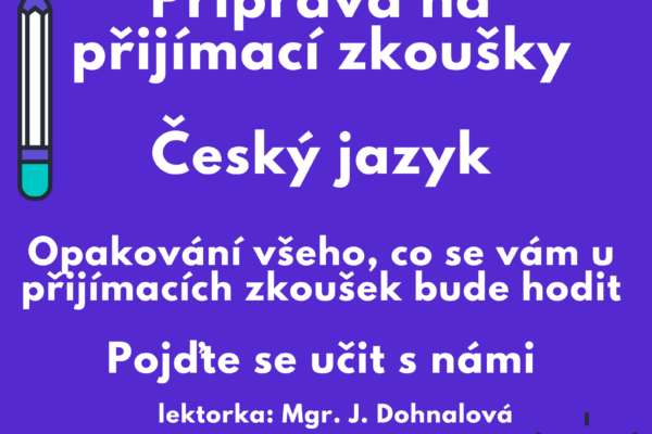 Příprava na zkoušky český jazyk